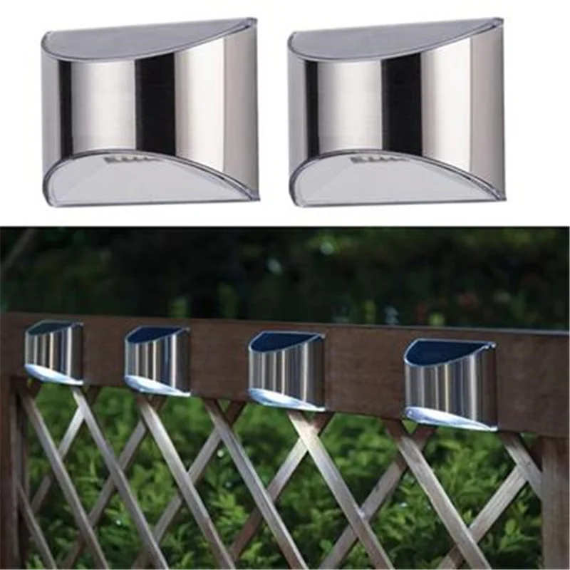 

Solar Lamp for Garden Decoration Outdoor Solar Lights 1-6Pcs Solar Led Light Outdoor Waterproof Led Solar Stair Fence Wall Lamp
