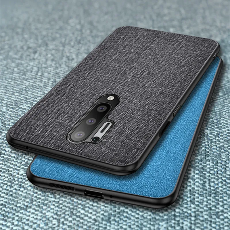 Чехол для телефона OnePlus 8 7T Pro винтажный тканевый чехол из ТПУ с тканевой текстурой