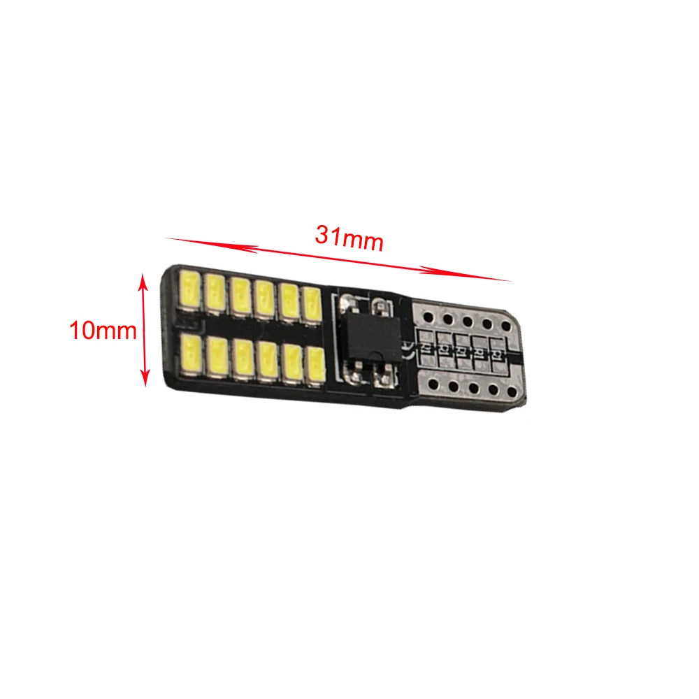 T10 светодиодный 194 W5W 24 CANBUS 3014SMD ошибок автомобиля клиновидные боковые светильник
