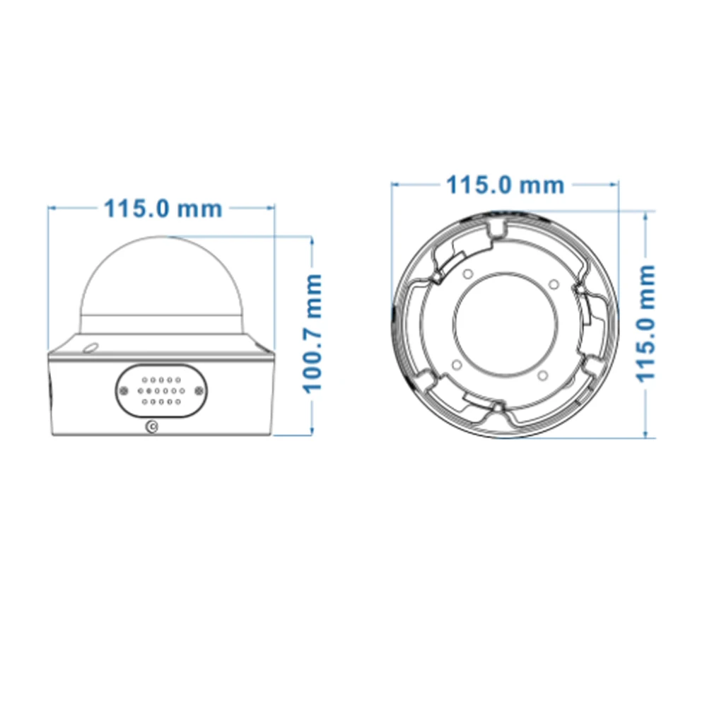 Купольная камера Starlight 2 МП умная с подсчетом для помещений | Безопасность и