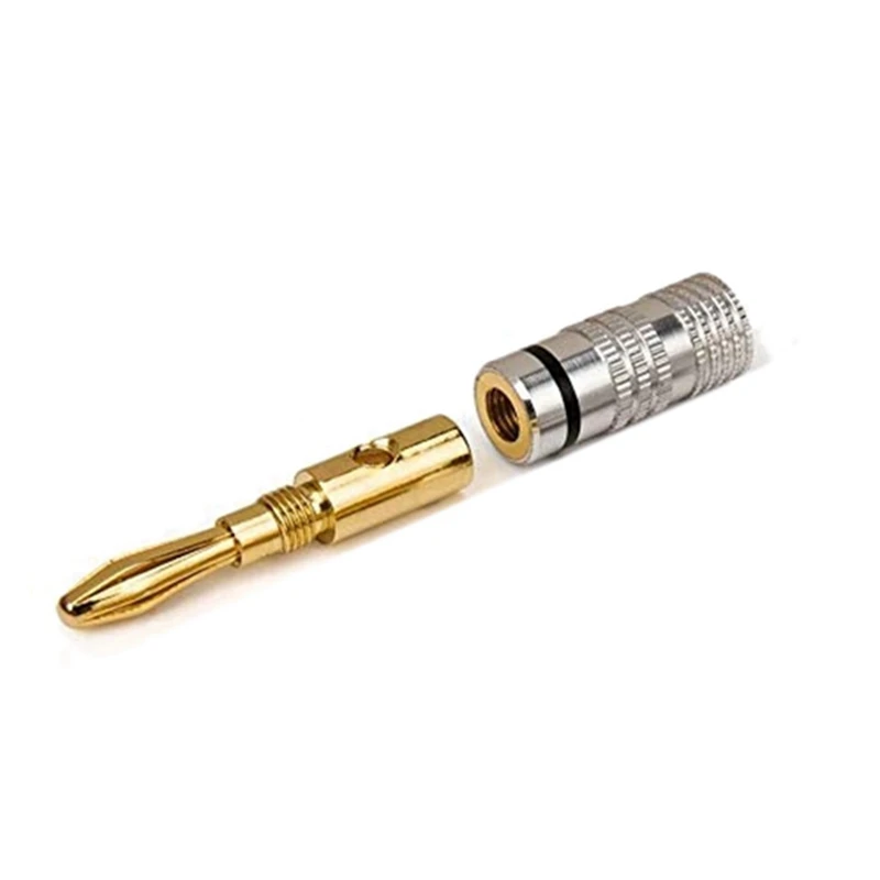 Plated Cross Banana Plug Pure Copper Aluminum Shell | Электроника