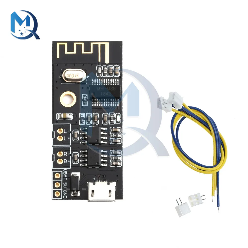 3.7V 5V MH-M38 Wireless Bluetooth Audio Module 5W+5W Amplifier MP3 Lossless Decoder Receiver Board M38 Module