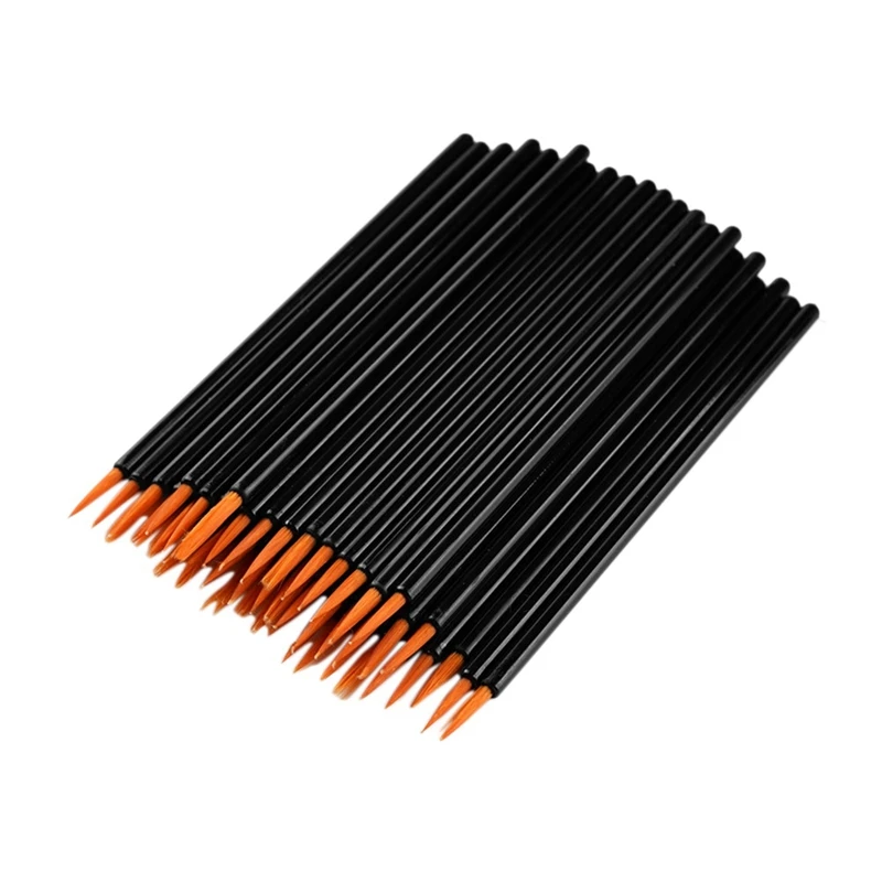 

200PCS Disposable Eyeliner Brushes Reusable Lash Glue Cleaning Brushes Nail Art Brushes Eye Applicator Sticks