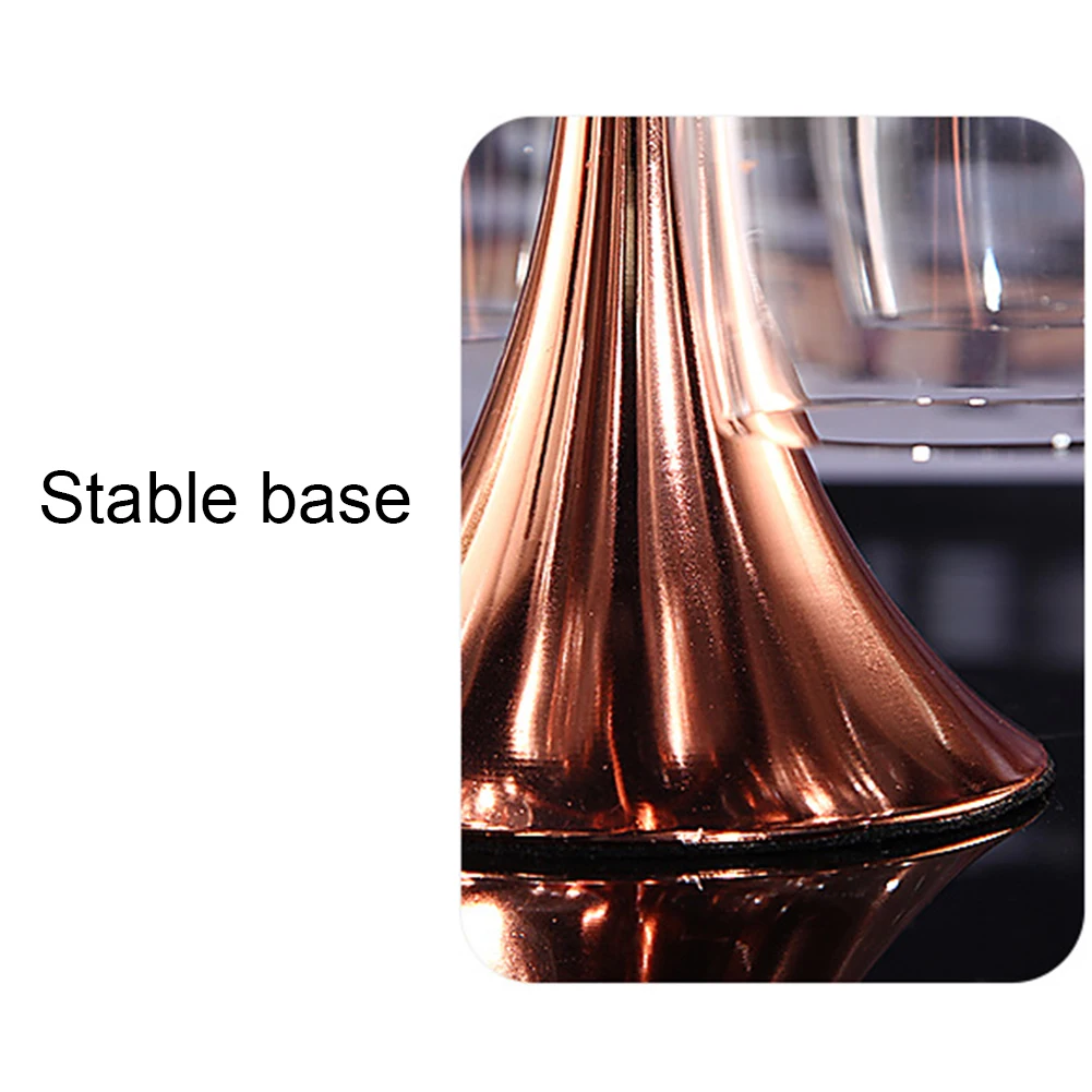 2 Colors Metal Hanging Wine Glass Holder Luxury Stemware Storage Rack Display Drying Stand with 6 Hooks | Дом и сад