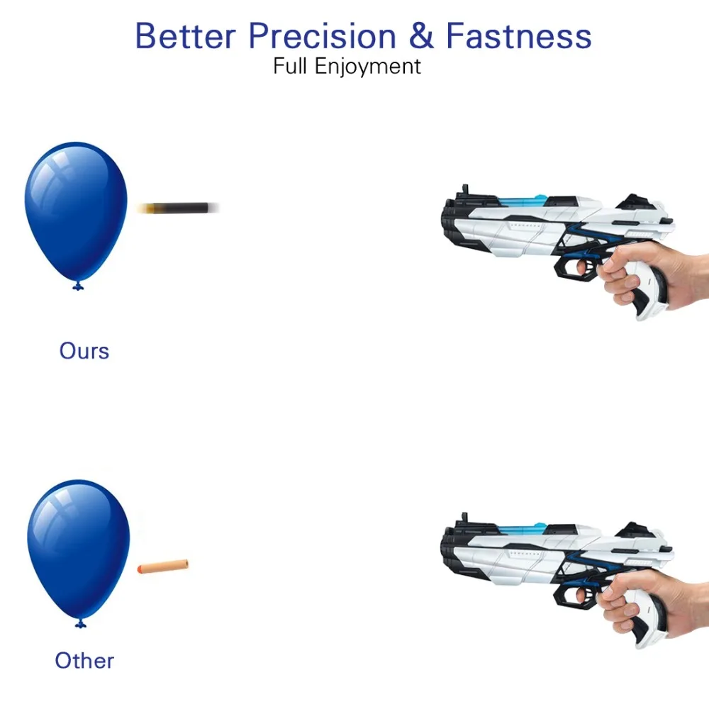 200 шт. для Nerf пуль и Салливаном на мягкой плоской подошве Головка 7 2 см заправка