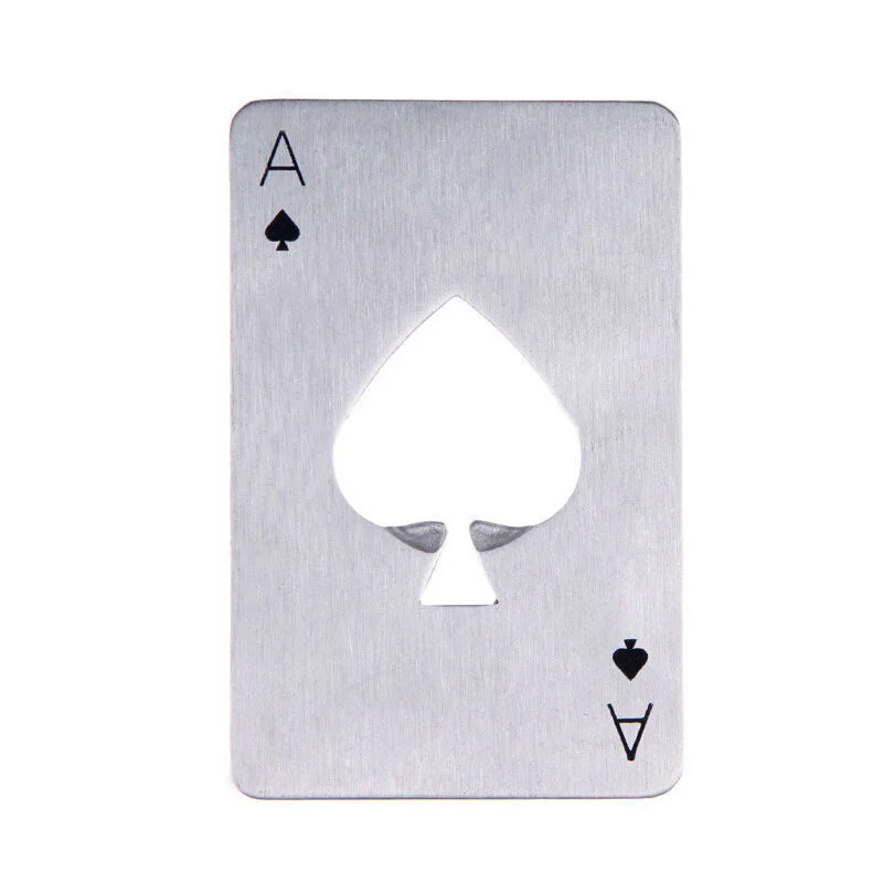 1 шт. покерная форма открывалка игральных карт туз пик Барные инструменты