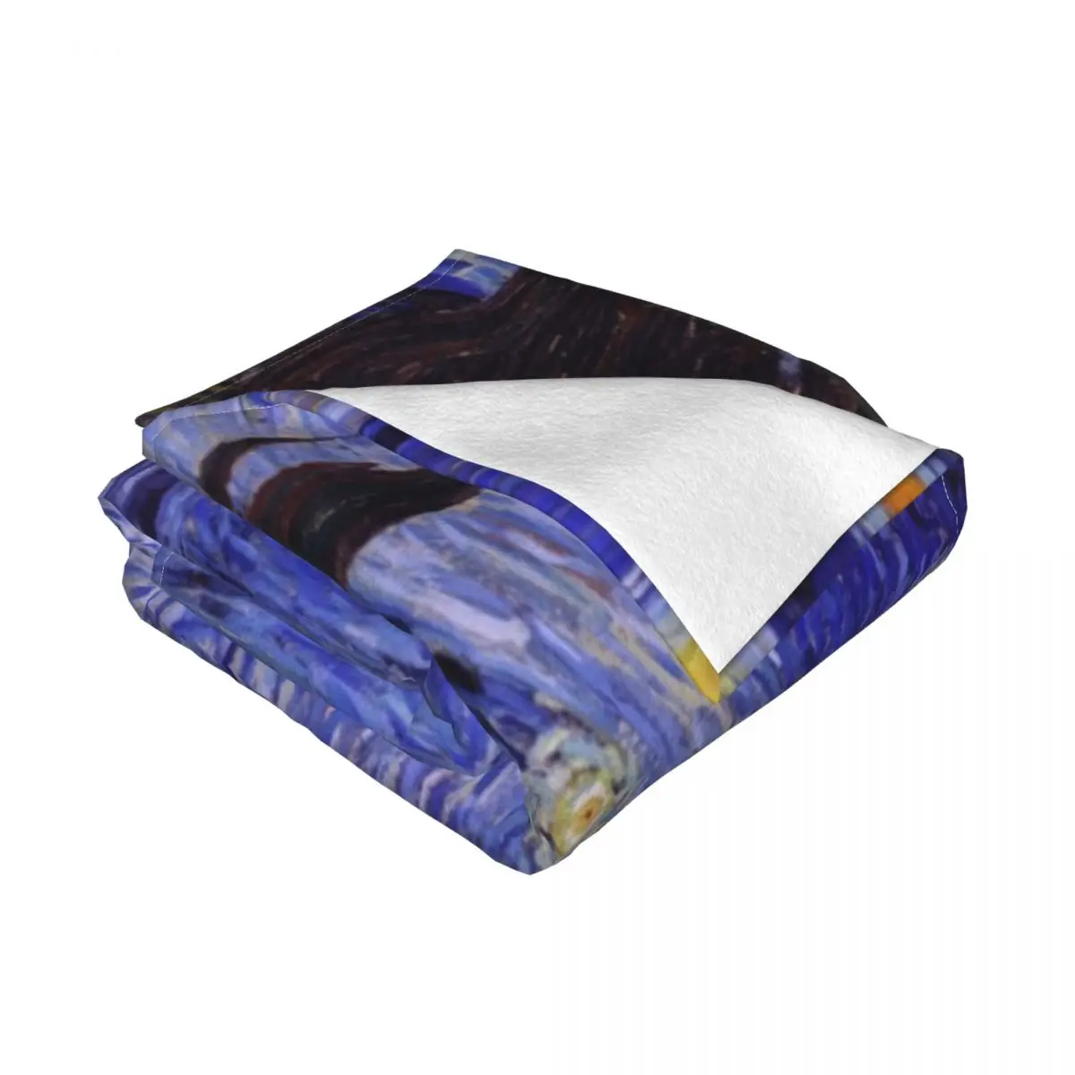 Плед Ван Гог Ночное звездное небо одеяла фланелевые зимний многофункциональный