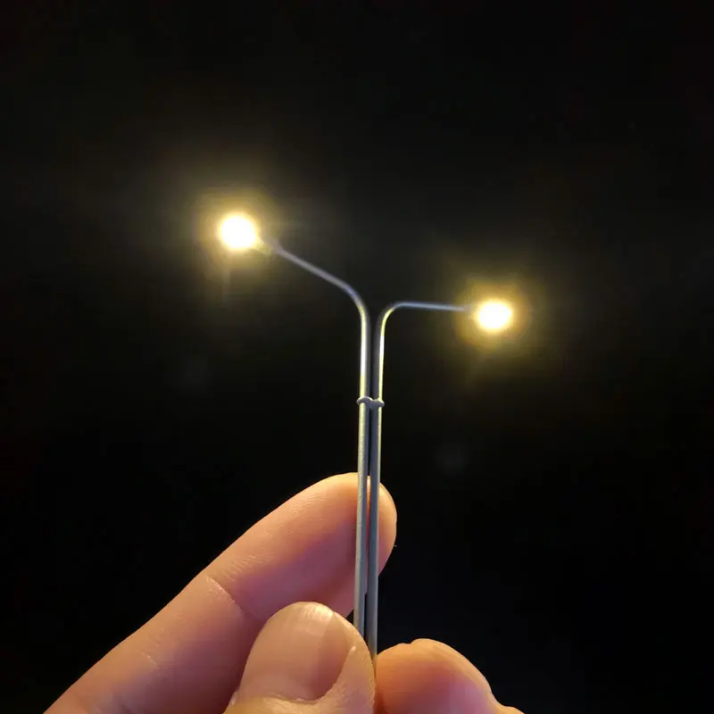 3 шт. миниатюрные светодиодные светсветильник льники 1:87 в масштабе 1:150 Н | Игрушки