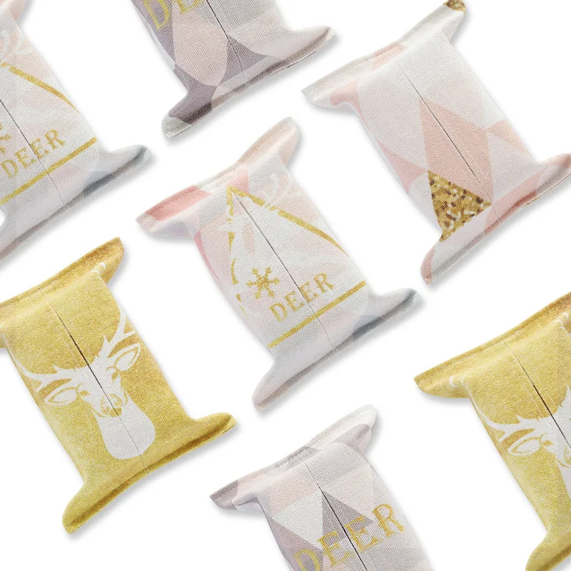 Наборы полотенец треугольник олень Серия бумажное полотенце покрывало ткань