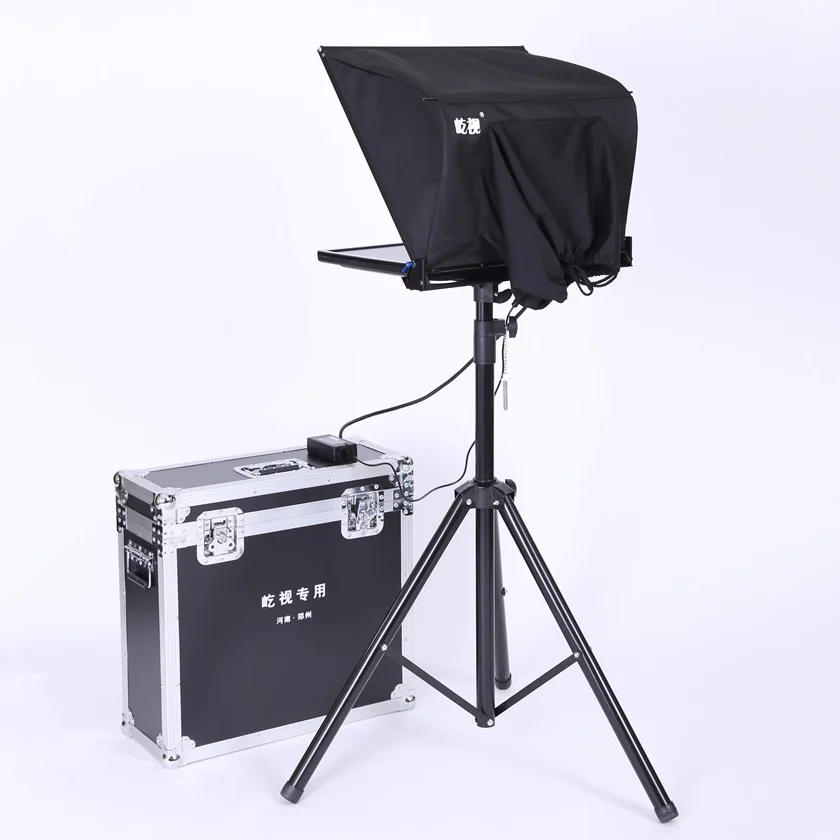 YISHI 22 дюйма компьютерный телеprompter для интервью конференции речевой Prompter Reader DSLR