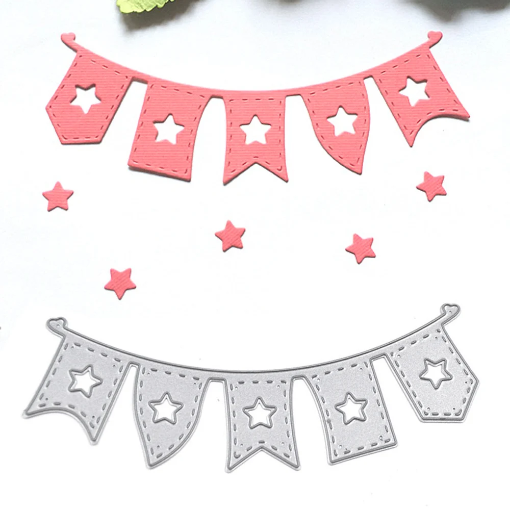 Металлический углеродная Подвеска из стали в форме флага баннер Стиль тиснение