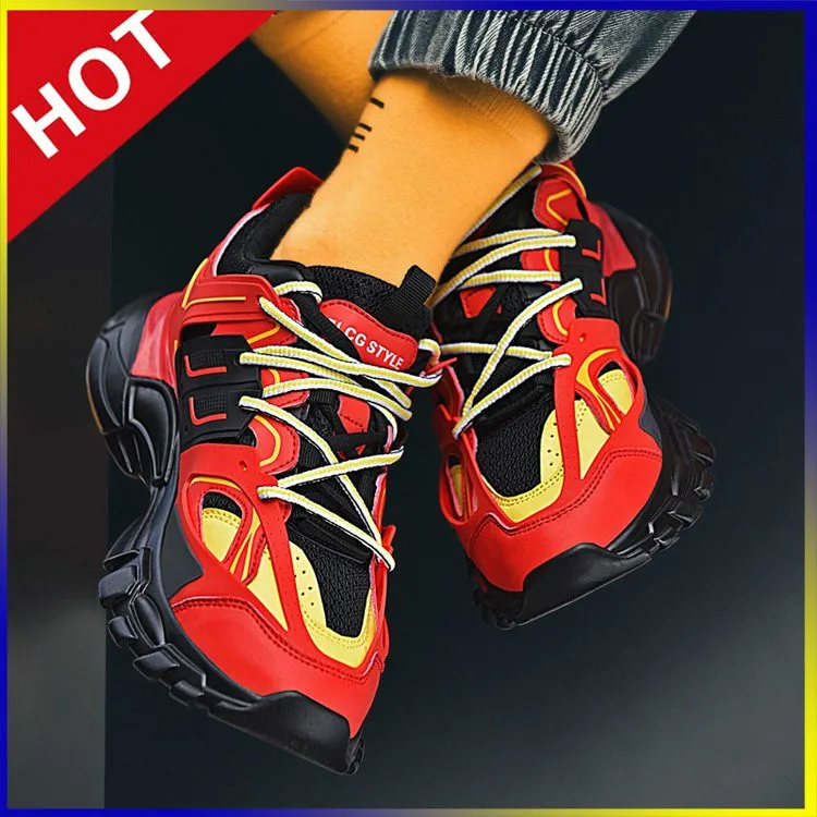 Harajuku Men Casual Pink Chunky Sneakers Hip Hop Shoes Male Autumn Students Walking Zapatos De Hombre Tenis Masculino Adulto | Обувь