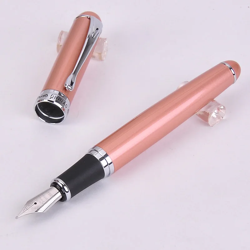 Благородный Jinhao 750 Королевский серебряный зажим розовое золото/серебро/черный 11