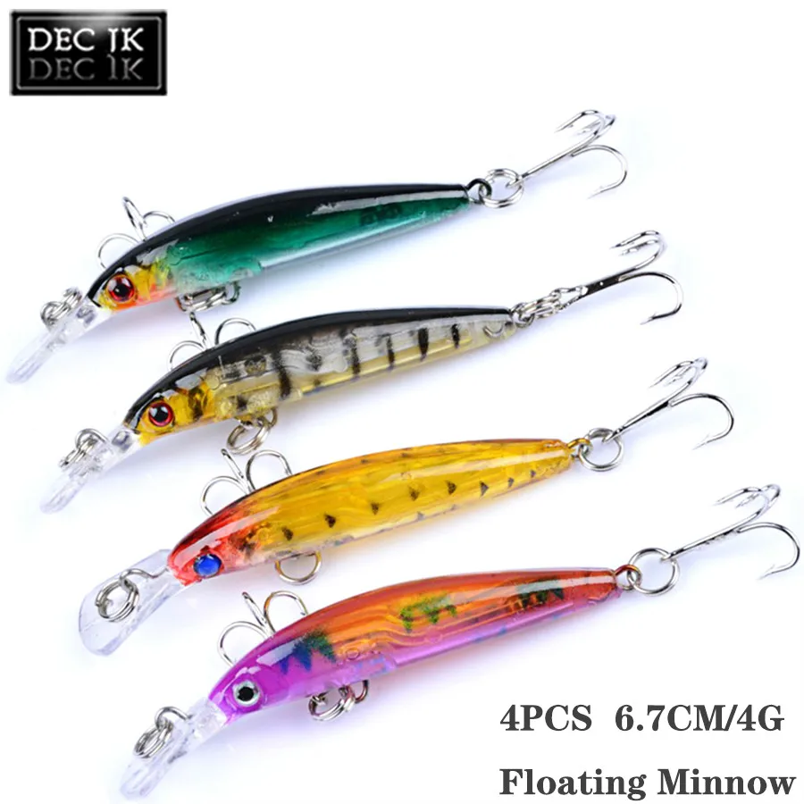 Плавающий Джеркбейт рыболовные снасти на пескаря/набор приманок морская