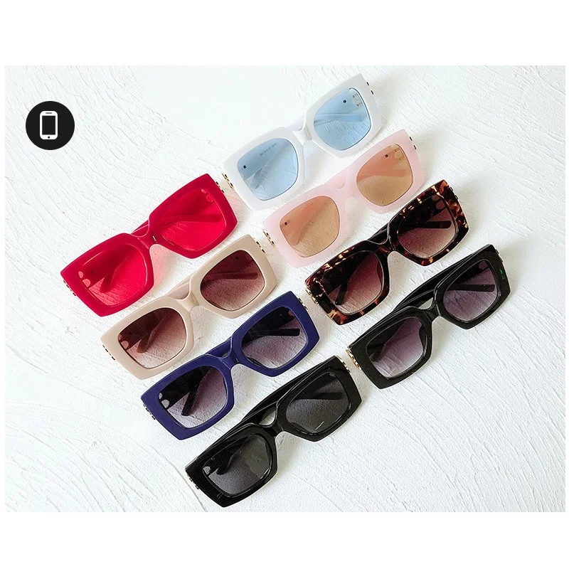 

Brand Square Sunglasses Men Oversized Black Style Shades For Women Big Frame Fashion 2021 Brand Sun Glasses Female UV400 Oculos