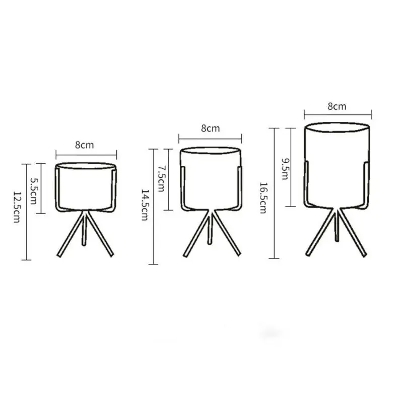 Модный красивый комнатный садовый металлический стеллаж из железной проволоки