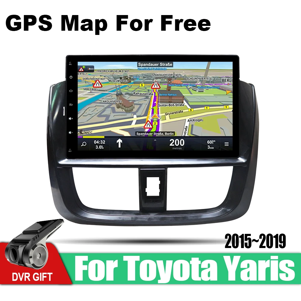Автомобильные аксессуары для Toyota Yaris 2015 2019 DVD мультимедийный плеер система GPS