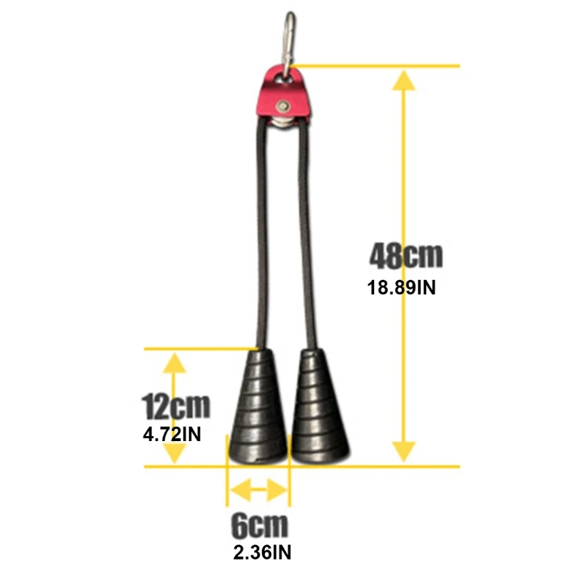 

Biceps Triceps Drawstring Dual Grip Rope Pull Down Cable Attachment Muscle Fitness Training Gym Equipment