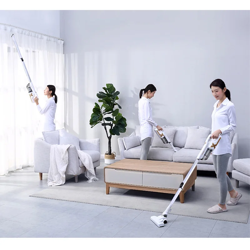 Автомобильный пылесос бытовой мощный вертикальный для чистки портативный