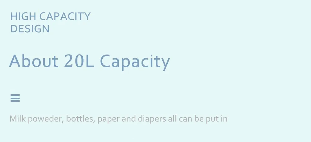 Модная Большая вместительная сумка для детских подгузников стильный рюкзак для коляски для смены подгузников синяя дорожная сумка для мам