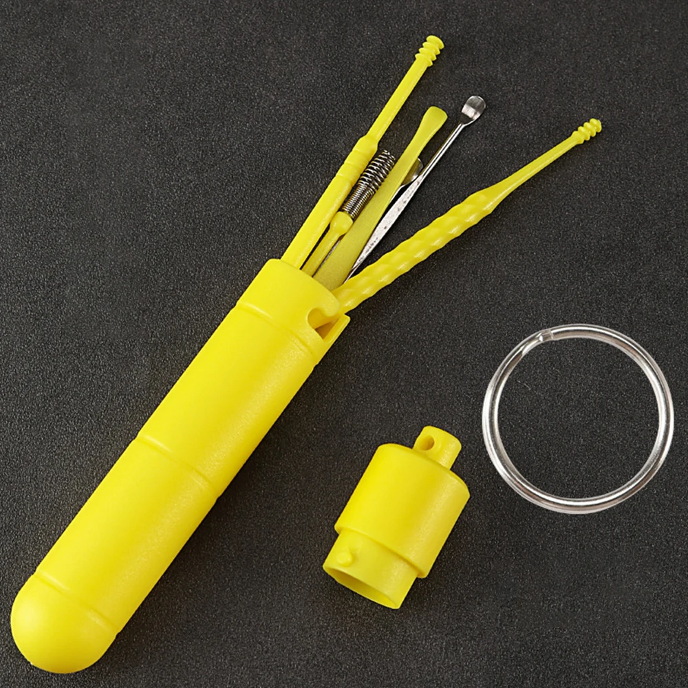 7 шт. многоразовые приспособления для удаления ушной серы|Уход за ушами| |