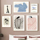Настенные плакаты и принты в скандинавском стиле с абстрактными линиями и изгибами птицы Les Lalanne, Картина на холсте, галерея, Декор, картины для гостиной