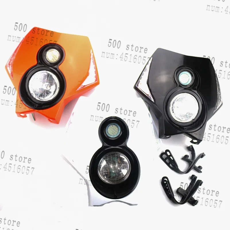 

black dirt bike off road motorcycle headlight fit for CR80R/85R CRF150/230/250/450 CR125/250 SL230 XR230 Motard