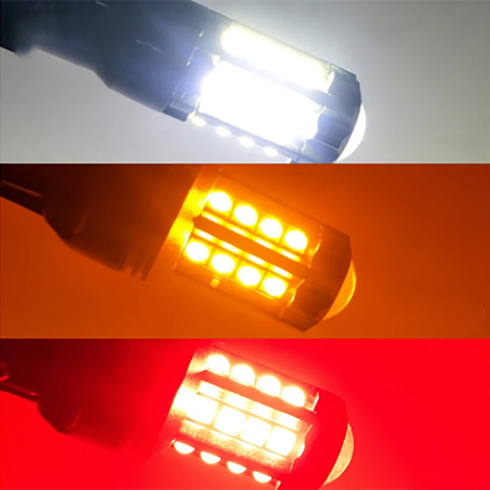 

ANMINGPU 1x Signal Lamp Led T20 7440 W21W 7443 W21W W21/5W 3030SMD T25 Led 3156 3157 P27W P27/7W Reversing Lights Brake Light
