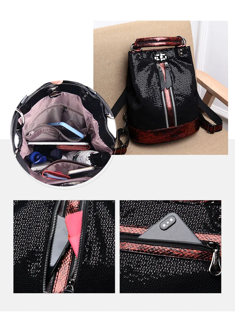 Vfemage, кожаный рюкзак, женская сумка через плечо, Mochila Feminina, рюкзак для путешествий, рюкзак для девочек, школьный ранец, женские сумки