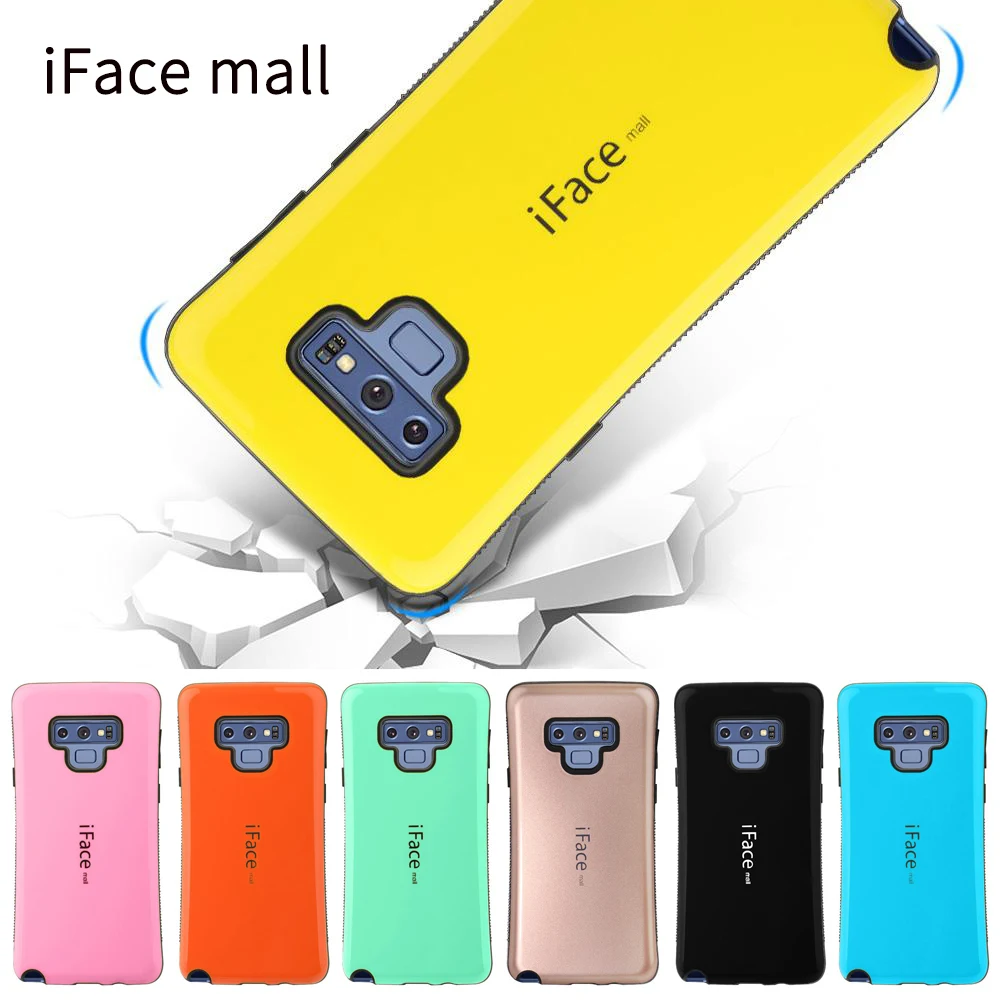 Противоударный чехол для телефона iFace Mall Samsung Note 8 9 10 Pro S8 S9 S10 PLUS задняя крышка с