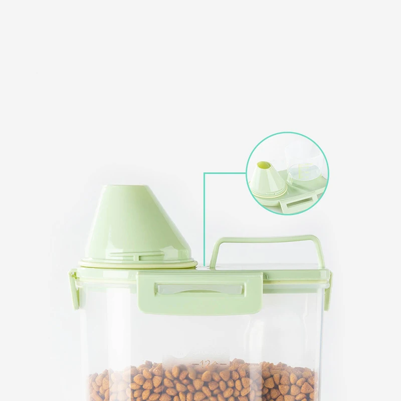 Кормушка для собак и кошек емкость кормления домашних животных мерная чашка