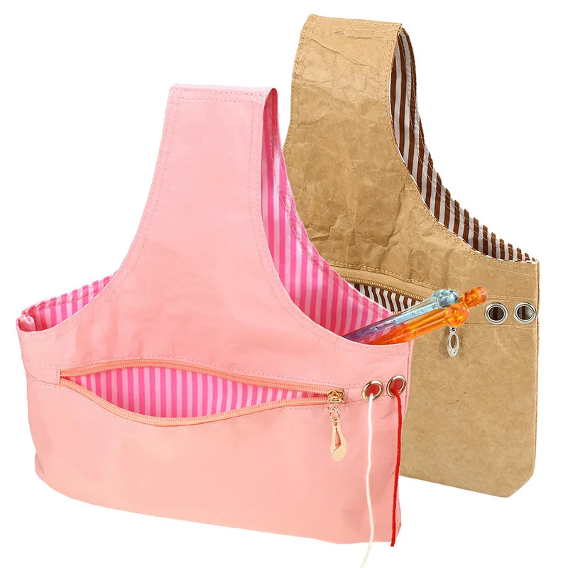 Сумка для хранения вязальной пряжи экологичные водонепроницаемые бумажные