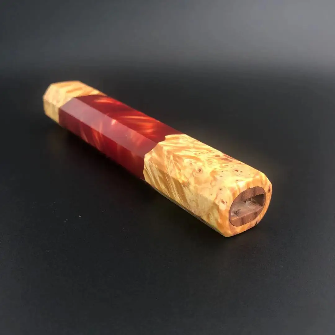 

Japanese Octagonal Wood+Resin Handle DIY Chef Knife Kitchen Knives Gyuto Yanagiba Deba Knives