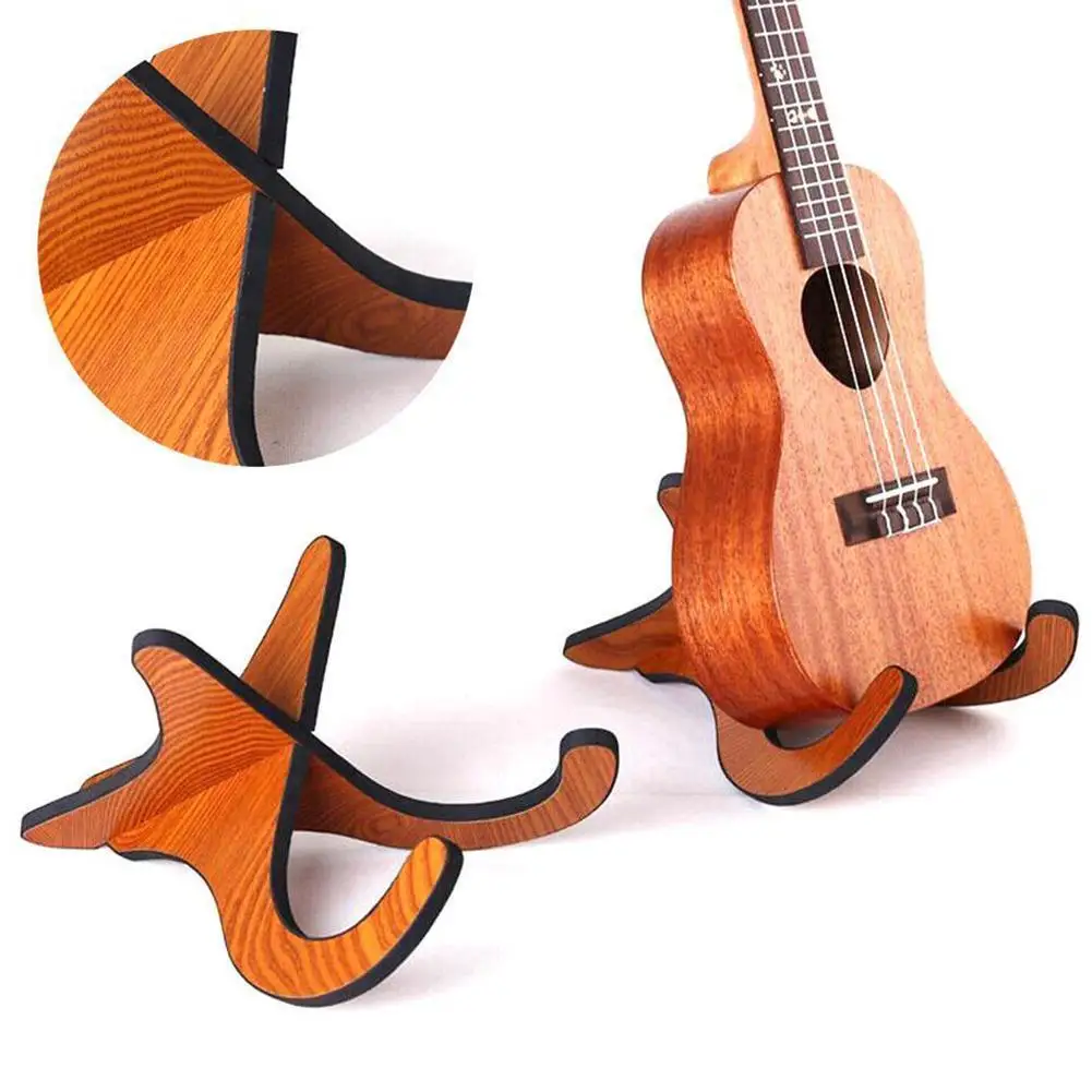 

Ukulele Holder Stand Guitar Ukulele Stand Wooden Guitarra Accessories Stand Rack Musical Instrument Part Accessories