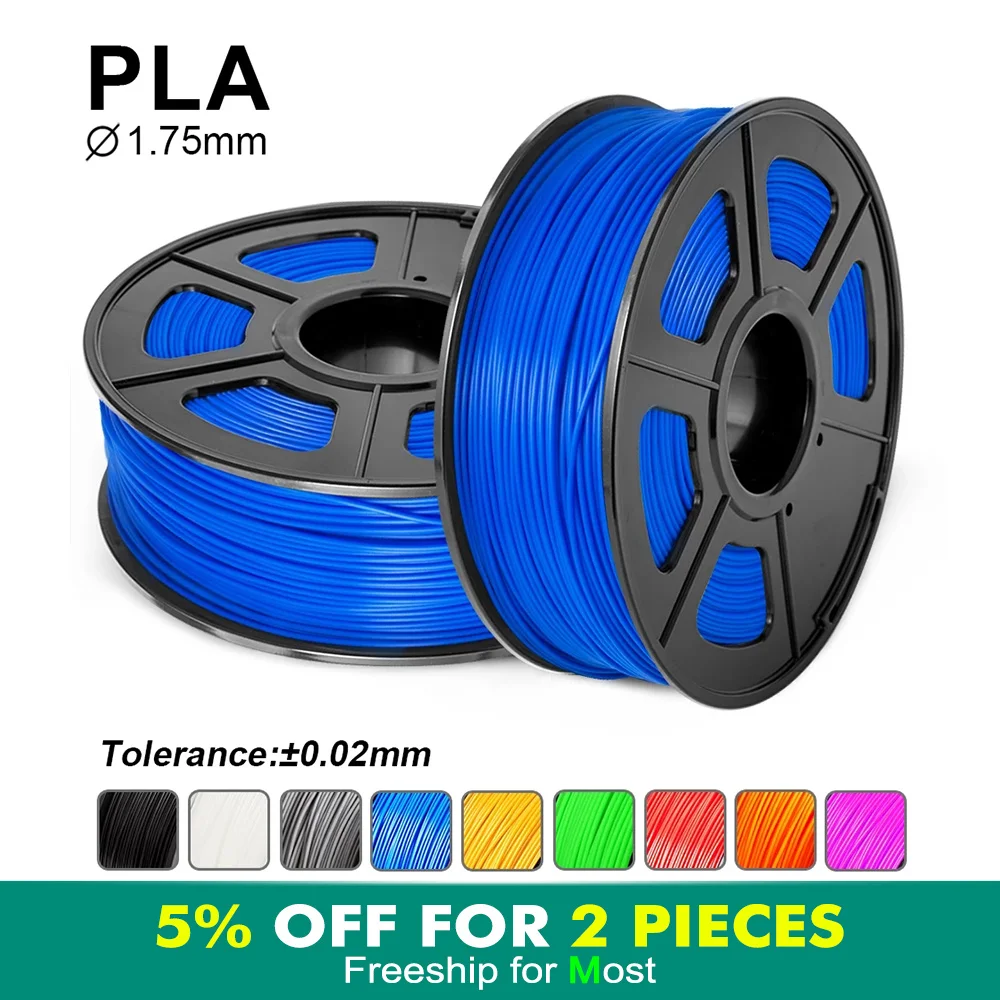 

SUNLU 1.75mm PLA Filament 1kg PLA 3D Printer Filament PLA 1.75MM for 3D Printers