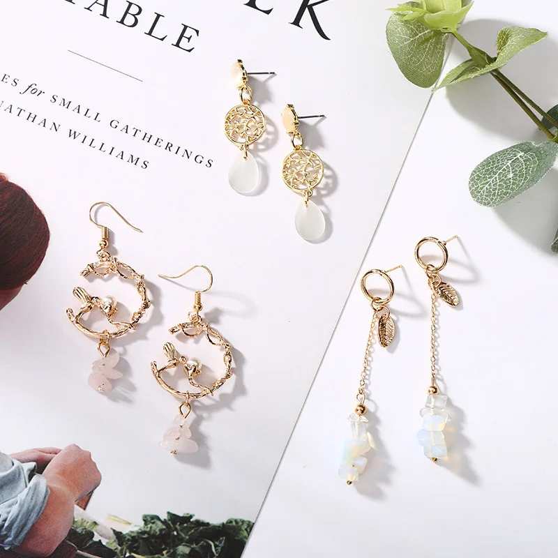 Женские повседневные Простые Стильные Ювелирные изделия среднего размера для