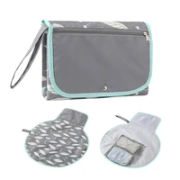 waterproof multi function portable multifunction diaper changing bag pad baby mom clean hand folding mat infant care products