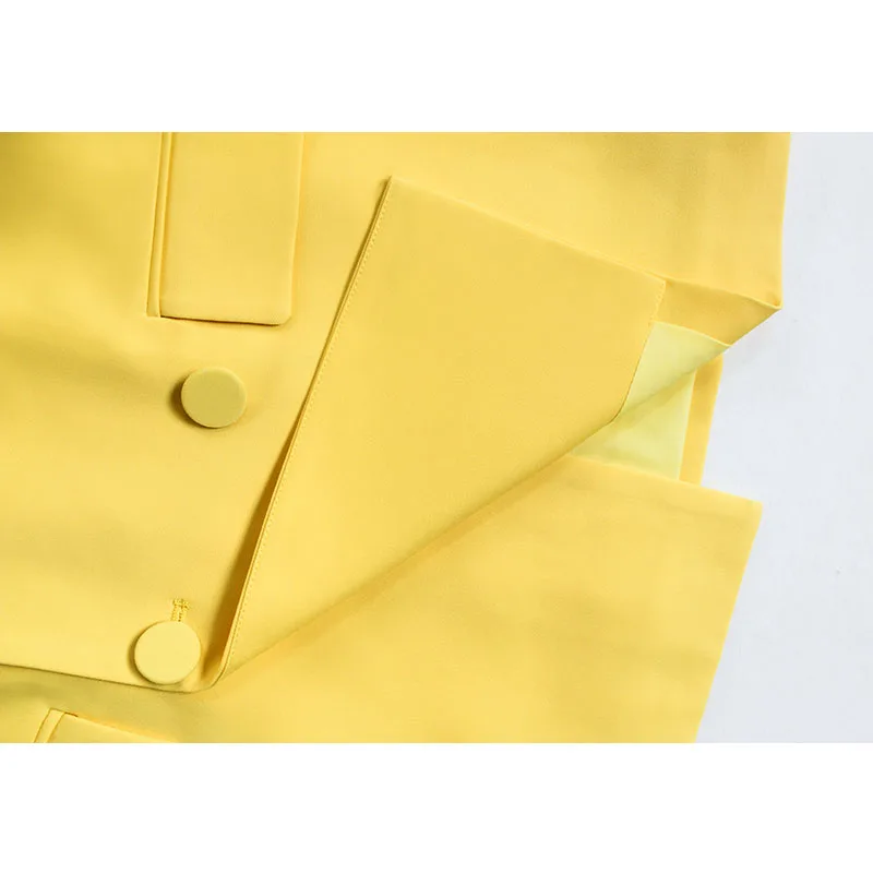 

European Trend Frontline Personality Handsome Popular Color Ladies Suit Dress High-Luxury Fabric Loose Comfortable Crisp Version