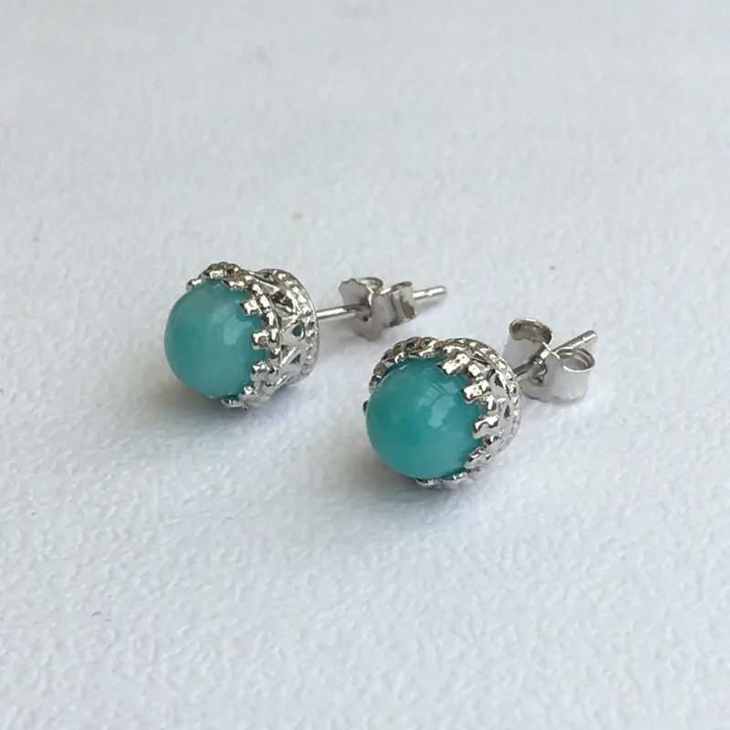 Женские классические серьги-гвоздики CSJ элегантные вечерние серьги из серебра 925