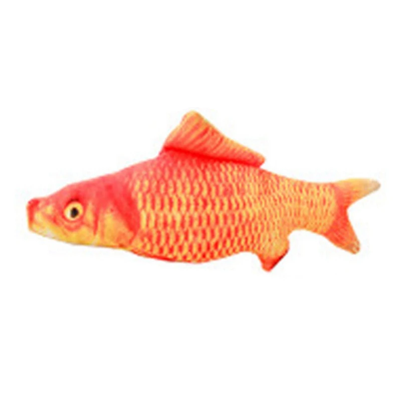 

Pet Plush Toys Creative 3D Carp Fish Shape Cat Toy Gift Catnip Fish Stuffed Pillow Doll Simulation Fish Playing Toy Pet Supplies