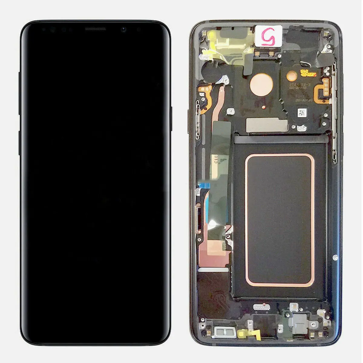 Pantalla t&aacute;ctil LCD Original para Samsung Galaxy S9, con marco Super Amoled, G960F, G960U, S9 Plus, G965F, G965U-5