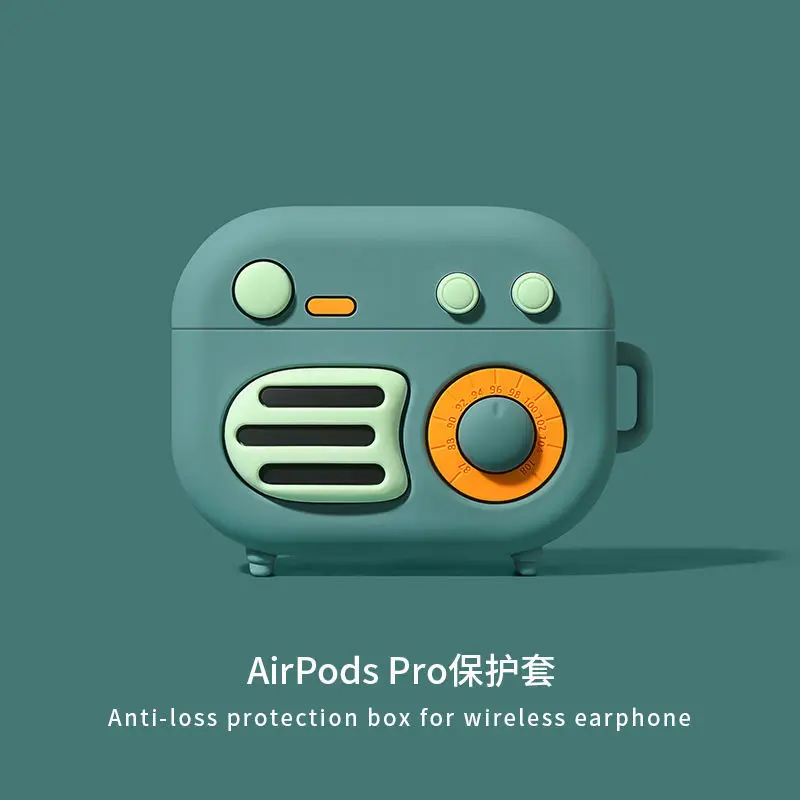 

AirPods Earphone Shell for Airpods pro3 Retro Recorder Generation Protective Cover for Apple 1/2 Wireless Bluetooth Earphone Cov
