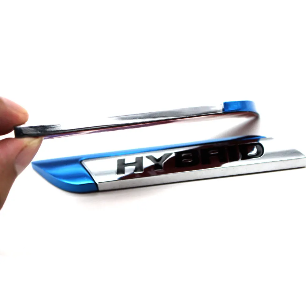 DSYCAR 1Pair Personalized 3D Car Stickers Metal HYBRID Badge Decoration Univesal For Most Cars | Автомобили и мотоциклы