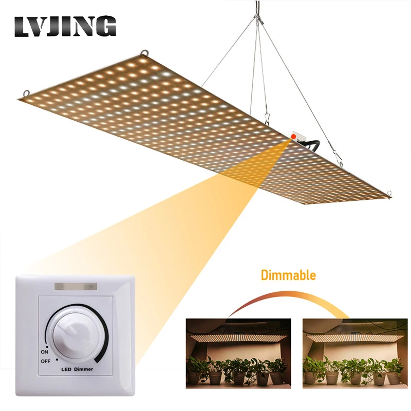 Светодиодный Grow светильник 598 шт. светодиодный s PCBA Затемнения полный спектр 500W