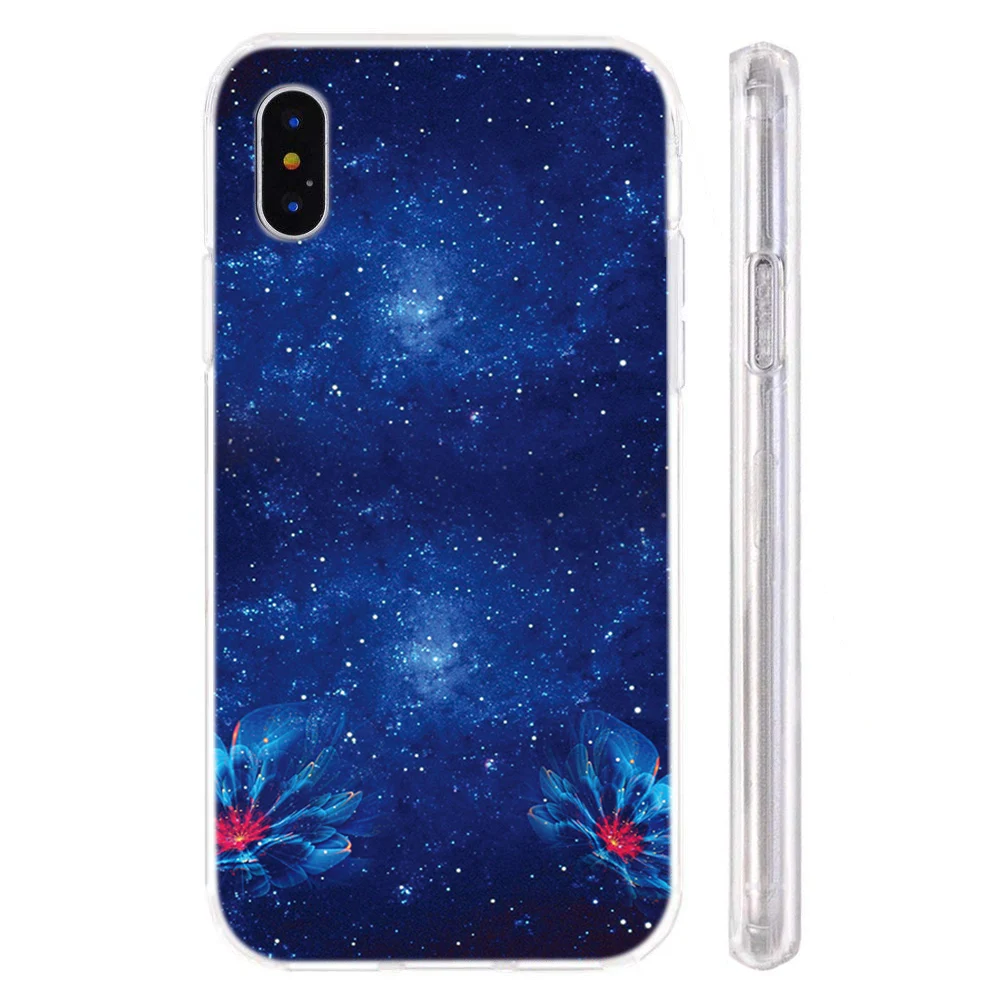 Чехол для телефона Dreaminess Starry Sky Moon Space iPhone 7 8 6 6S Plus 11 Pro X XR XS Max жесткий пластиковый