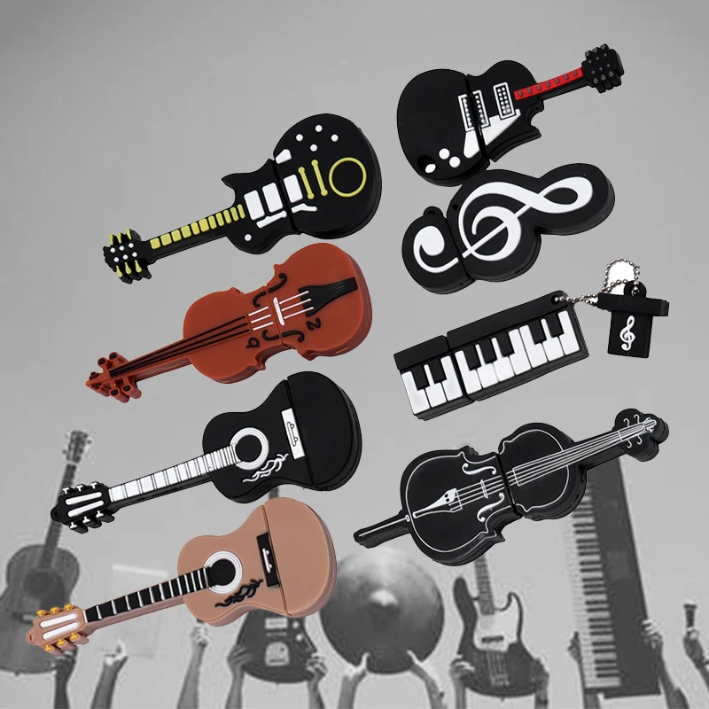 Флэш-накопитель JASTER 8 видов музыкальных инструментов USB флэш-накопитель диск