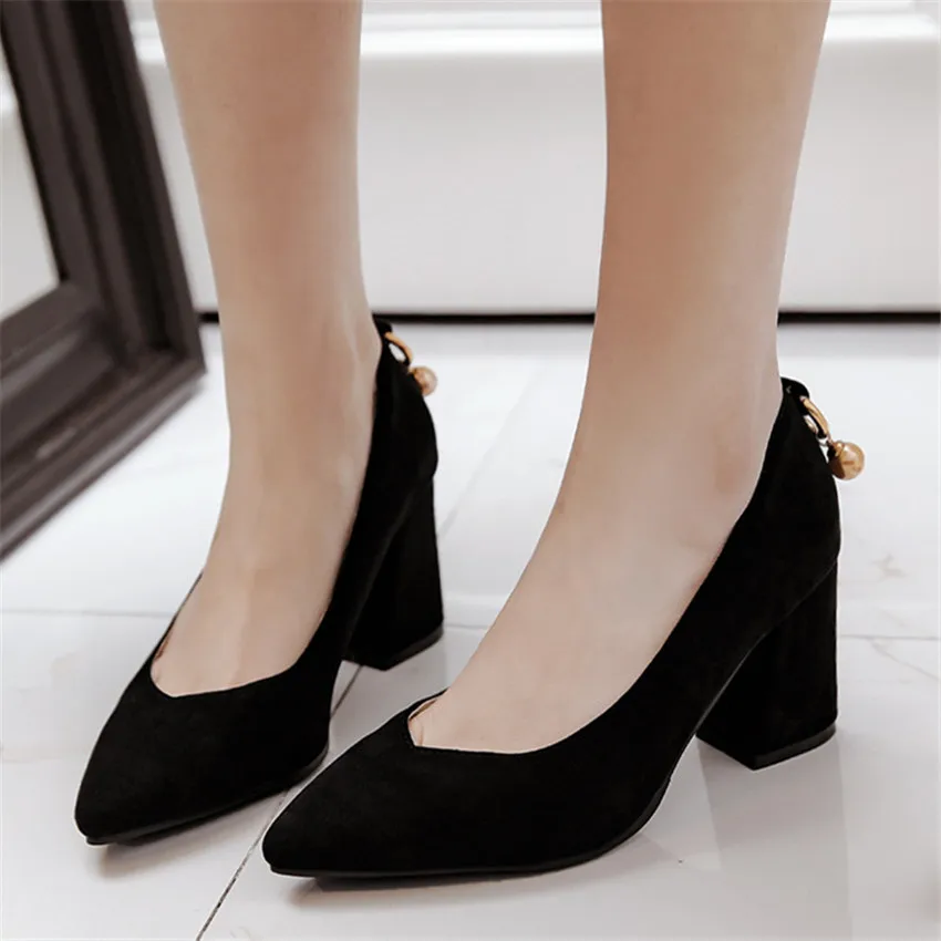 

Stiletto Women Pointed Toe Pumps High Heel Shoes Party Wedding Women Concise Office Lady High Heels Small Big Size 32 - 46