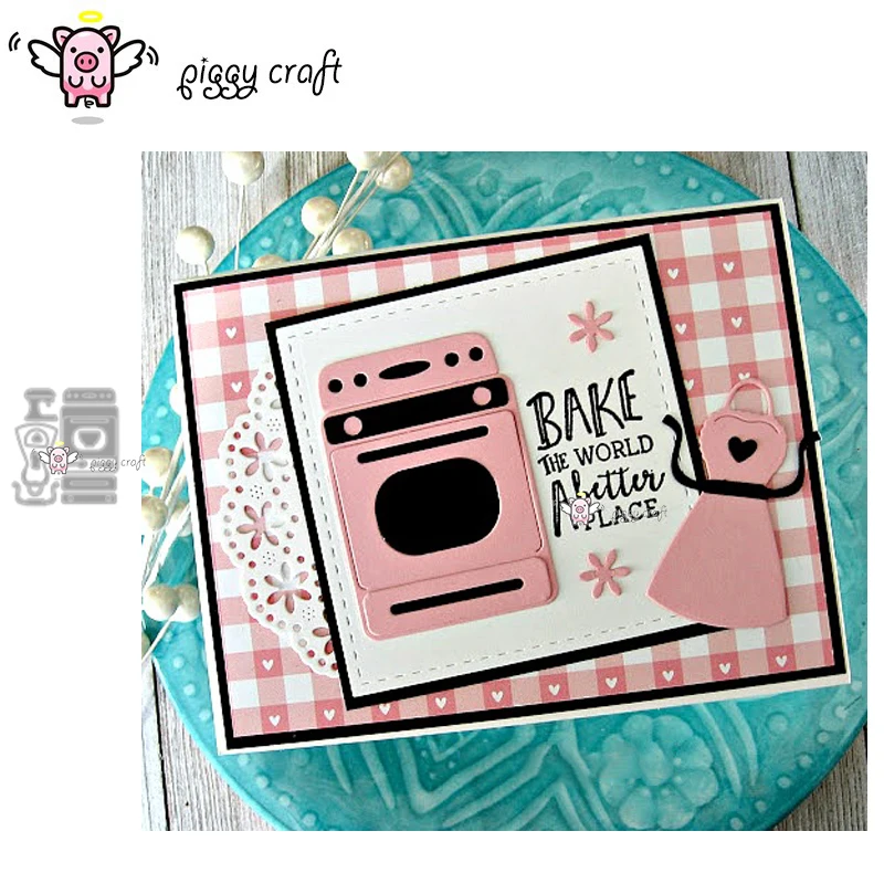 Металлические Вырубные штампы вырезанная форма кухонный фартук и миксер