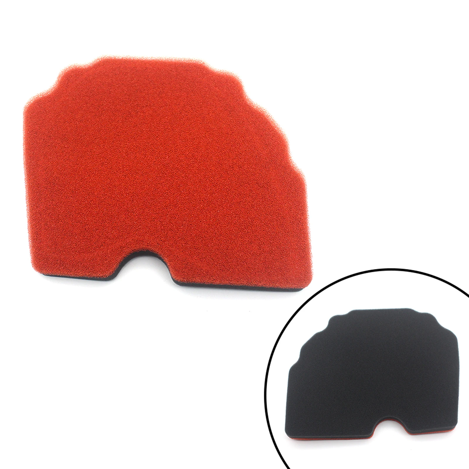 

Motorcycle Air Filter Sponge Replacement Compatible for Benelli TRK502 TRK 502 TRK502X TRK 502X Black Orange
