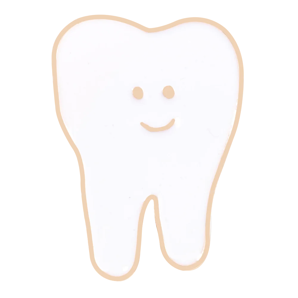Teeth 1 Эмалированные булавки для зубов, золото, серебро, зуб, анатомия сердца, значок доктора медсестры, стоматолога, куртки, нагрудные броши, орган, медицинские украшения, подарки - Окраска металла: Teeth 1